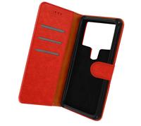 Étui Universel Smartphone 5,5 à 6 pouces avec Porte cartes Support Vidéo Rouge