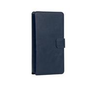 Etui Universel Taille XL Folio Wallet avec Porte-carte et Languette de Fermeture Bleu