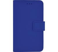 Étui Universel Taille XS Folio Wallet avec Porte-carte et Languette de Fermeture Bleu