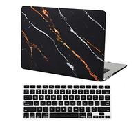 Etui Velvet Caviar Compatible MacBook A1706 / A2159 / A1989 / A1708 - Macbook Pro 13" Marbre de tigre noir.