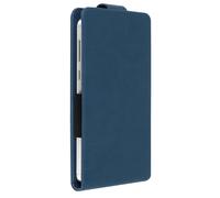Étui Vertical Magnétique pour Smartphone Taille L Modèle Slide Cover Bleu nuit