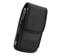 Étui vertical pour téléphone portable en nylon avec clip de ceinture