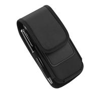 Étui vertical pour téléphone portable en nylon avec clip de ceinture