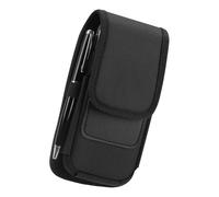 Étui vertical pour téléphone portable en nylon avec clip de ceinture