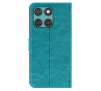 Étui Vintage pour Motorola Edge 60 Fusion Portefeuille Turquoise