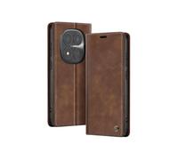 Etui Vintage pour Redmi Note 15 Pro Plus 5G Collections CaseMe avec Blocage RFID Marron foncé