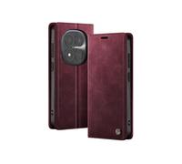 Etui Vintage pour Redmi Note 15 Pro Plus 5G Collections CaseMe avec Blocage RFID Rouge