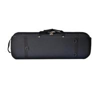 Étui Violon Rigide Boîtier Coffret Housse Structure Renforcée pour Protection Doublure Douce Verte Format Rectangulaire Arrondi Compartiments, 1/8