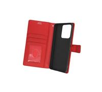 Etui Vivo V23 Pro Clapet Portefeuille Support Vidéo Dragonne rouge