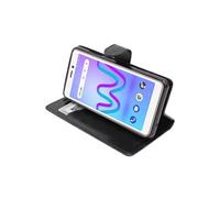 ebestStar - Coque Compatible avec Wiko Jerry 3 Etui PU Cuir Housse Portefeuille Porte-Cartes Support Stand, Noir [Appareil: 148 x 72 x 9.1mm, 5.45'']
