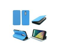 Etui Wiko View XL 5.9 pouces bleen turquoise luxe Ultra Slim Cuir Style avec stand - Housse Folio Flip Cover coque de protection Wiko View XL