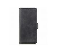 Etui Xiaomi 17T Effet Cuir Vintage Rangement Cartes Support Vidéo Noir