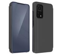 Étui Xiaomi Mi 10T/Mi 10T Pro Clapet Translucide Design Miroir Support