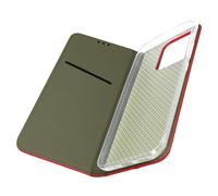 Etui pour Xiaomi Redmi 10A avec Clapet Porte-carte Fonction Support rouge