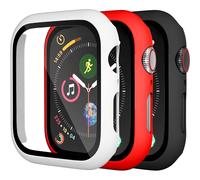 Étui XiHAMA compatible avec Apple Watch SE/6/5/4 + protection d'écran, coque rigide fine à protection intégrale, lot de 3