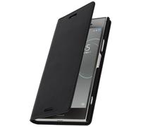 Etui Xperia XZ1 Housse folio cuir protection intégrale - noir