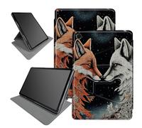 Étui Yin-Yang Fox pour Samsung Galaxy Tab A8 10,5 pouces 2022 SM-X200/X205/X207, support pliable rotatif à 360 degrés, plusieurs angles de vue avec mise en veille/réveil automatique