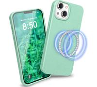 Étuiavec MagSafe pour iPhone 14, Durable Éco Étui écologique Turquoise