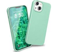 Étuipour iPhone 14, Éco-étui durable respectueux de l'environnement Nature Eco Cover Turquoise