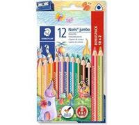 Étuis 10+2 Crayons de couleurs Noris Jumbo G