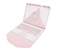 Étuis à Clavier pour Tablette, étui à Clavier en Cuir PU pour Le Bureau (Rose)
