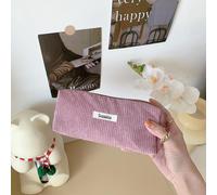 Étuis À Crayons En Velours Côtelé Mignons,Sac De Rangement Pour Cosmétiques,Rouge À Lèvres,Sacs À Main Pour Étudiants,Pochette De Rangement De Papeterie Scolaire,Sac Pour Stylos.Lotus Root Powder.4.5