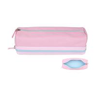 Étuis à Crayons Sac À Crayons Créatif, De Rangement Double Couche pour Les Fournitures de Bureau Scolaire(Rose)
