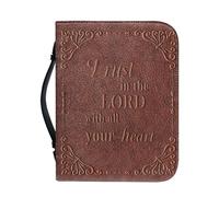 Étuis bibliques pour femme, sac de transport en cuir synthétique - Étui de transport portable pour la Bible Études bibliques et église