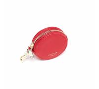 Étuis Coloré Ecouteurs & Clés DRAEGER Paris - Format Mini - Accroche Mousqueton - Etui de Rangement - Polyuréthane recyclé - Convient pour Le sopping, Voyages, activités - 7 x 2 x 7 cm - Rouge