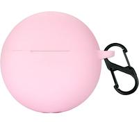 Étuis Compatible avec Oppo Enco Buds 2, Coque Silicone, Poids léger, Antichoc, Portable - Rose