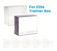 Étuis de protection en plastique ETB pour boîte Elite Trainer - 5/10 pièces - 360 ° Clear View, anti-rayures, stockage de cartes PET durable et anti-poussière 10pcs