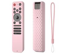 Étuis de Protection en Silicone pour télécommande pour LG MR25GA Magic Housses de Protection avec Cordon antidérapant Lavable Housse de Remplacement en Silicone Protecteur (Rose)