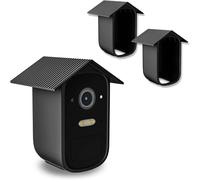 Étuis en Silicone 2 Pcs pour Caméra de Surveillance EufyCam 2C / 2C Pro | Système de Caméra de Sécurité Domestique Étui de Protection en Silicone Noir Contre Les UV Les Intempéries Imperméable