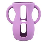 Étuis en silicone de 240 ml avec poignées pour biberon AventNatural en verre naturel, porte-biberon incassable, compatible avec les biberons PhilipsAvent 8 oz (violet, B)