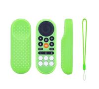Étuis en Silicone télécommande pour VIZIO XRT281, Housse de Protection antidérapante et Antichoc pour télécommande, étui Souple Lavable avec Cordon (Vert Phosphorescent)