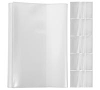 Étuis et Protège-livres 10 Pièces Pp Réglables A5 pour Cahiers | Housse pour Protège-cahier Transparent, Rentrée Scolaire, Couverture du Manuel Imperméable Lavable
