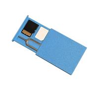 Étuis pour Cartes Mémoire d'Ordinateur - Mini boîtier antichoc,Étui de Protection pour Cartes Mémoire - pour Hommes Adultes Voyageurs Expatriés Amateurs de Tech Voyage Aéroport Camping Croisière Voyag