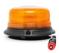 ETUKER 12V 24V Gyrophare Magnétique LED Orange 3Flashs Lumineux led orang clignotant Ramp Gyrophare Stroboscopique vehicule Agricole Voiture
