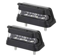 ETUKER 2x Éclairage Plaque Immatriculation LED 12V 24V Universel CE Etanche Feux Arrière de Plaque d’Immatriculation pour Remorque Voiture