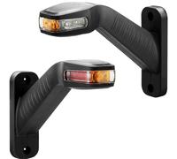 ETUKER 2x Feux de Gabarit LED 12V 24V Feux de Position Latéraux Feu Arriere pour Remorque Homologué E Imperméable