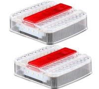 ETUKER 2x Feux Remorque Led 12/24V 5Fonctions Feu Arrière pour Remorque Etanche ECE R10 EMC