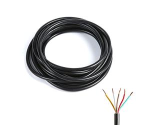 ETUKER 5 Broches 5m câble de remorque, câble de Voiture Rond, câble de Fil Automobile à 5 noyaux, 12AMP 0.65mm², pour remorques Caravane LED Feux arrière câblage Connexion