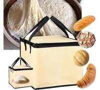 Étuve de pâte (20 L 30 L 35 L 50 L), boîte de levée, avec Chauffage + poignée, 3 réglages de Vitesse, réutilisable, Chauffage à Basse température pour Faire du Pain, du yaourt, du natto, 20