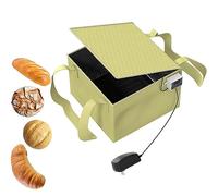 Étuve de pâte avec chauffage, kit d'outils de fabrication de pain au levain, étuve pliable, machine à vin de riz pour machine à natto domestique, chauffage à basse température, plage de contrôle