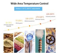 Étuve de séchage sous vide de laboratoire, étuve de séchage et de chauffage à convection d'air 16 L/42 L avec vacuomètre et contrôleur numérique, température réglable de 50 à 300 °C(42L)