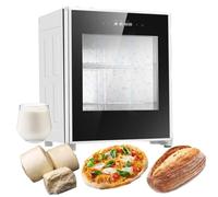 Étuve électrique pour pâte 40 L, boîte de fermentation pour pain en acier inoxydable, avec contrôle de l'humidité et étuve à température contrôlée, pour pâte, pain au yaourt, levain