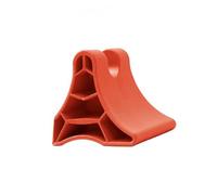 Etyldya Appareil de Massage Musculaire Oreiller de Traction Cervicale Support de Cou Coussin de Nuque pour Étirement Délicat sur Surface Plane Adapté au Repos à la Maison Bureau, Rouge
