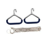 Etyldya Appareil D'obstétrique pour Vaches, Poignée D'assistance, Outil D'obstétrique, Accessoire, Pince de Sage-Femme, Instruments de Mise, 2 Poignées OB 1 Chaîne