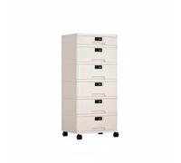 Etyldya Armoire de Rangement Caisson de Bureau Tiroir Verrouillable Organiseur de Documents Chaque Tiroir avec Code Séparé Format A4 et Fournitures Boîtier, 6 Tiroirs 5 Hauts + 1 Bas