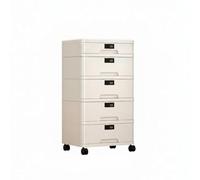 Etyldya Armoire de Rangement Caisson de Bureau Tiroir Verrouillable Organiseur de Documents Chaque Tiroir avec Code Séparé Format A4 et Fournitures Boîtier, 5 Tiroirs 4 Hauts + 1 Bas